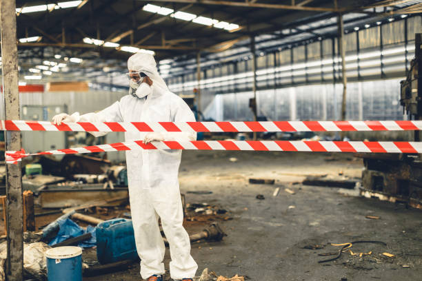 Professional Crime Scene Cleanup technician working in Palmyra, IN